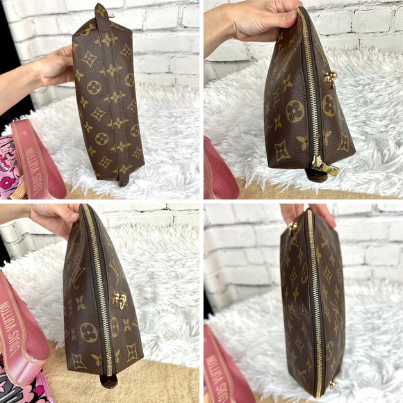 Louis Vuitton Demi Ronde Crossbody Pouch bag with chain, scarf and dust bag - Picture 6 of 16